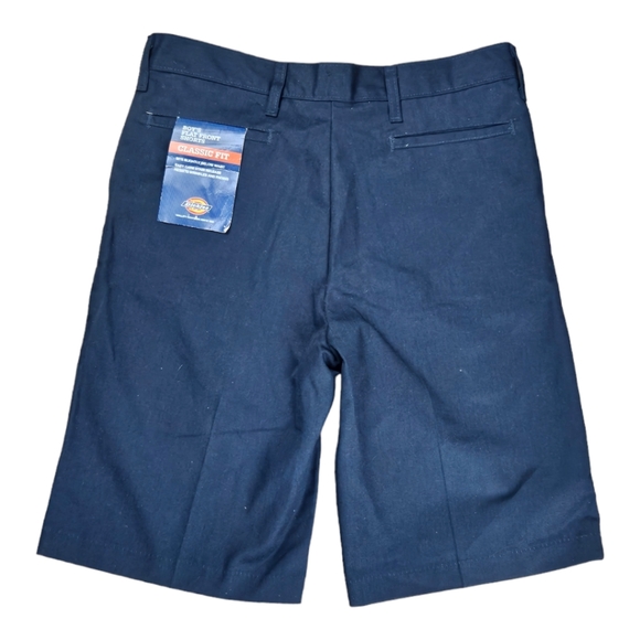 New Dickies Boys Shorts Classic Flat Front Shorts Size 20 - Picture 11 of 11